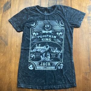 Marbled size medium The Nightmare Before Christmas shirt.
